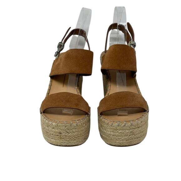 Dolce Vita Brown Suede Spiro Wedge Platform Sandal Size 8 - Picture 4 of 16